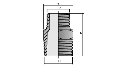 Hansen Reducing Hex Nipple dwg